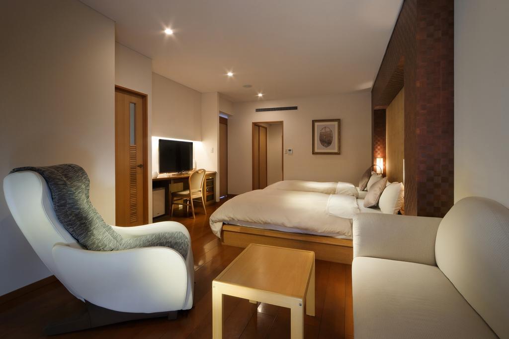 Asaya Hotel Nikko Buitenkant foto A room at the hotel